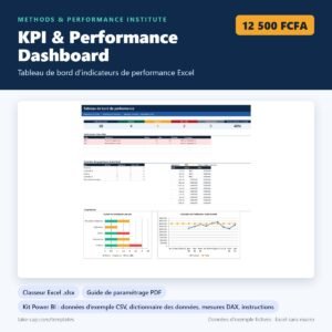 KPI & Performance Dashboard — aperçu du produit